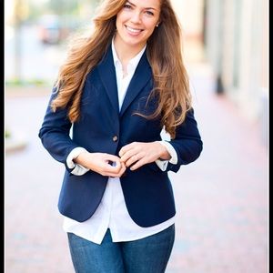 J.Crew schoolboy blazer in peacock blue